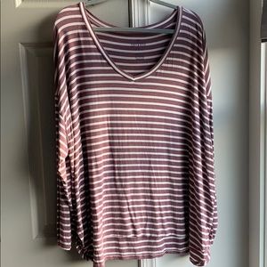 American Eagle striped long-sleeve